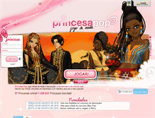 Tablet Screenshot of princesapop.com